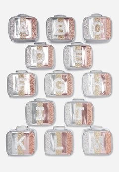 Bolsa térmica Inicial J com Glitter - Justice - Baby Imports BH