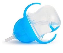 Copo com canudo que não derrama - Azul - Munchkin