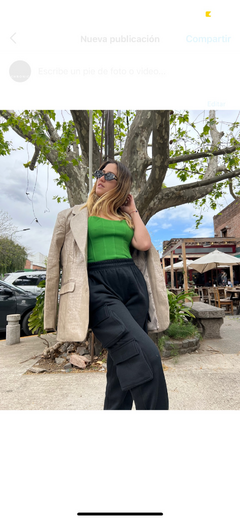 blazer croco oversize