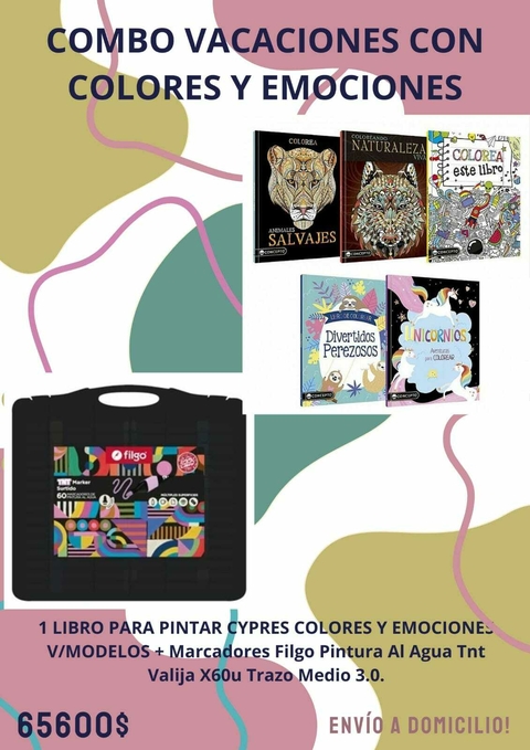 COMBO VACACIONES CON COLORES Y EMOCIONES