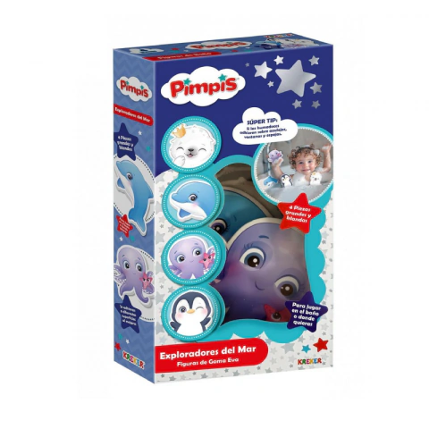 FIGURAS KREKER P/JUGAR EN EL AGUA DE GOMA EVA EXPLORADORES DEL MAR