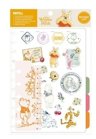 SET REPUESTO P/CUADERNO CARTA MOOVING LOOP WINNIE THE POOH