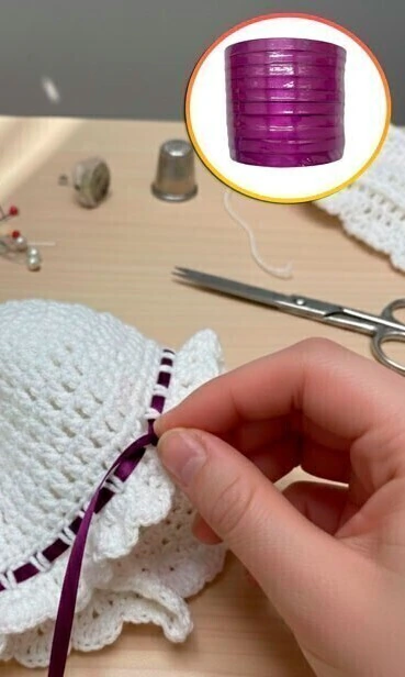 CINTA DE RASO 0.6MM DE ANCHO X10M VIOLETA
