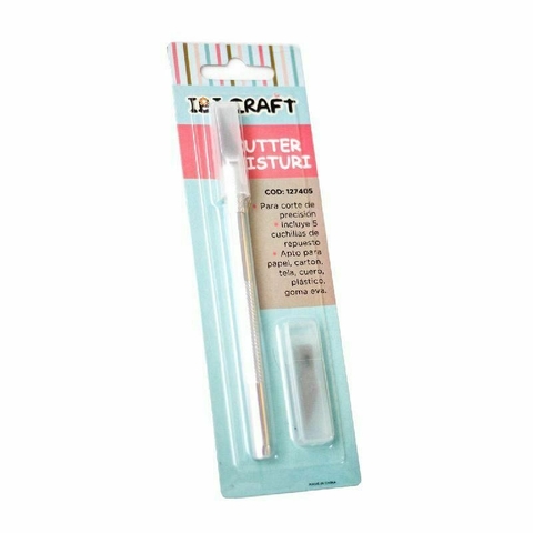 CORTANTE IBI CRAFT BISTURI METALICO + 5 REPUESTOS