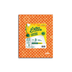 CUADERNO TAPA DURA E3 (19X24) ÉXITO LUNARES 48 HOJAS RAYA, 100 G/M2. VARIOS COLORES.