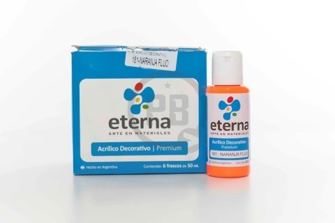 ACRÍLICO DECORATIVO ETERNA 50ML FLUO