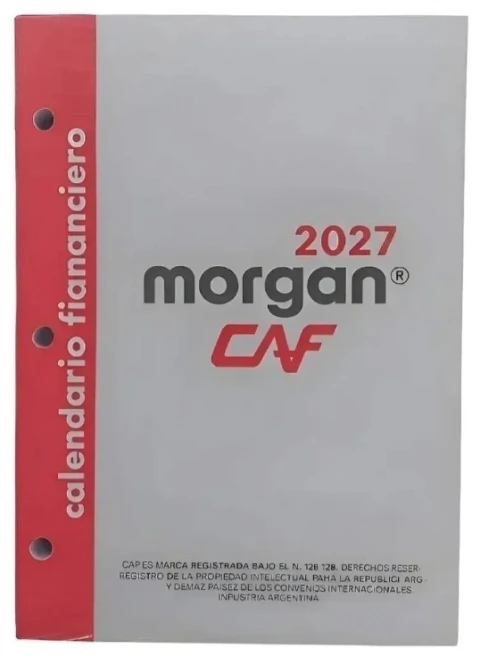 TACO CALENDARIO MORGAN 2027 FINANCIERO