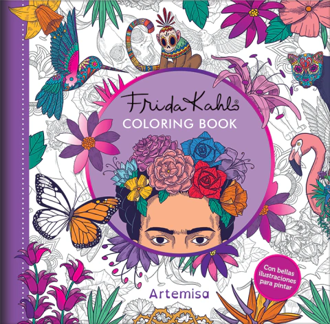 LIBRO P/PINTAR ED. ARTEMISA FRIDA KAHLO (48 PAGS.)