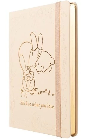 LIBRETA MOOVING NOTES A5 TAPA DURA RAYADO WINNIE THE POOH