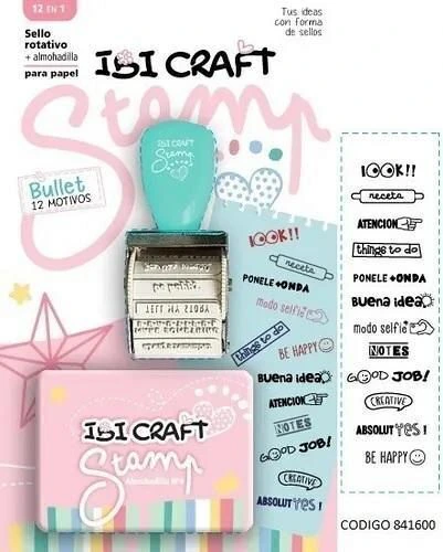 SELLO ROTATIVO IBI CRAFT + ALMOHADILLA LOVE 12 EN 1