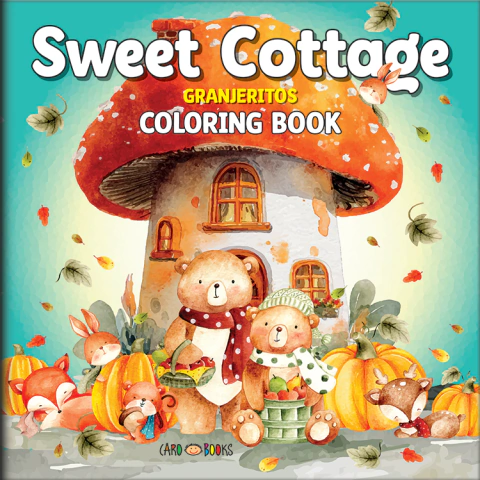 LIBRO P/PINTAR ED. ARTEMISA SWEETY COZY (48 PAGS.) V/MODELOS
