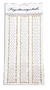 PERLAS AUTOADHESIVAS TIRAS BLANCO Y DORADO