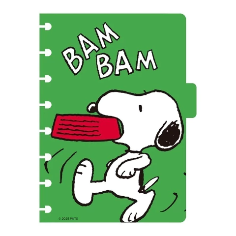 SET REPUESTO P/CUADERNO MOOVING LOOPS SNOOPY A5