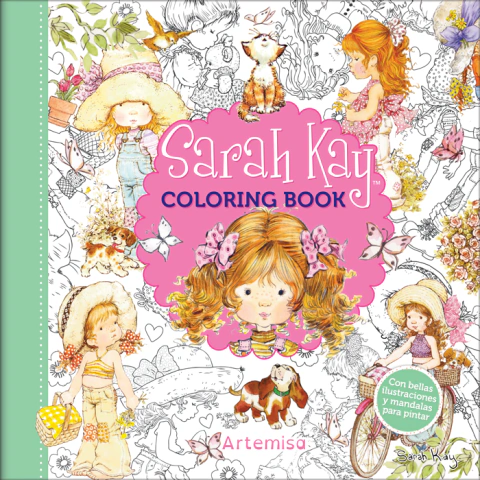 LIBRO P/PINTAR ED. ARTEMISA SARAH KAY (48 PAGS.)