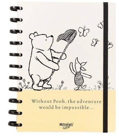 CUADERNO A DISCOS CARTA MOOVING LOOP WINNIE THE POOH