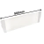 Divisor Horizontal Interno para Gaveta Alto Drawer Branca - Comp. 900 - comprar online