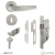 KIT Fechadura + Maçaneta Häfele COSMUS Aço Inox Escovado na internet