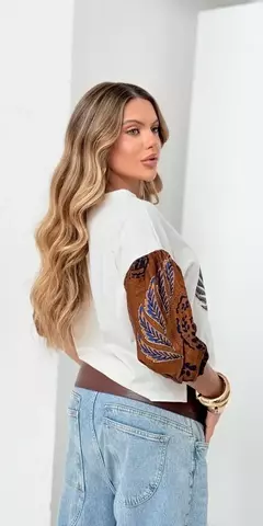 T-Shirt Manga Bufante - Agafay Sunset na internet