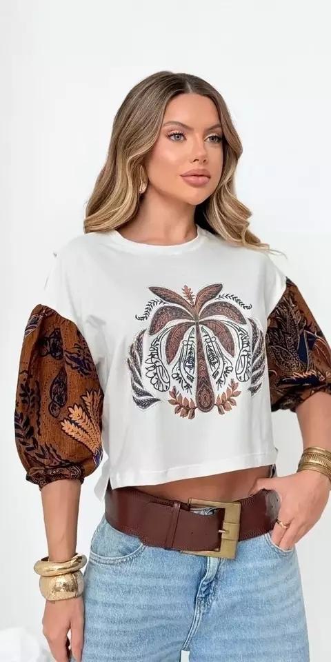 T-Shirt Manga Bufante - Agafay Sunset - comprar online