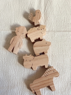 Animales de la Granja en madera en internet