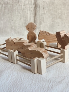 Animales de la Granja en madera - comprar online
