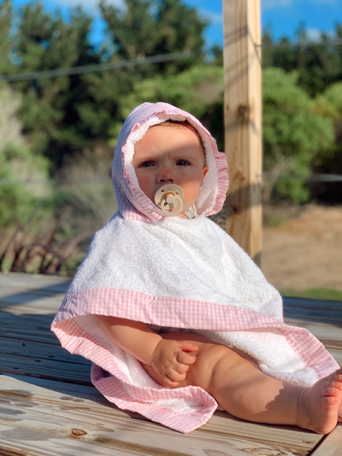 Poncho toalla bebé