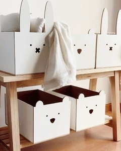 SET 2 Cajas; Oso + Conejo