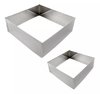 Cortador Quadrado 12x12cm Em Aço Inox (2 Peças)