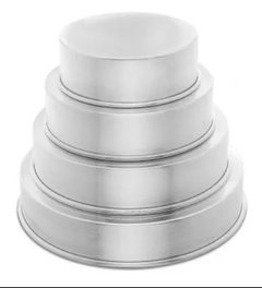 Conjunto De Formas Redondas 4 Peças - 10cm De Altura
