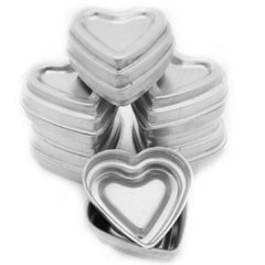 Forminha Ballerine Coração 3 Camadas 8,5 X 2,5 Cm Aluminio Caparroz