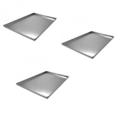 Conjunto com 3 Forma para Rocambole 40x30x1cm