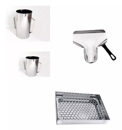 Kit Acessorios Para Lanchonete (bandeja, Torre E Pá Batata)