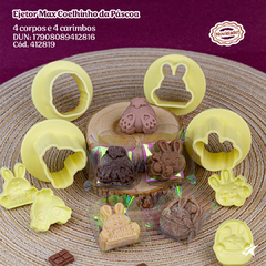 Molde Para Ejetor Max Blue Star Coelhinho Da Páscoa - 8 Pç Brigadeiro Gourmet Lançamento - comprar online