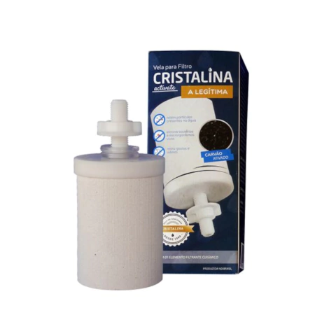 VELA FILTRO CARVAO ATIVADO CRISTALINA