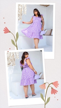 Vestido Plus Flor