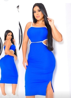 Vestido com fenda - comprar online