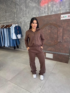 Conjunto moletom sal e pimenta