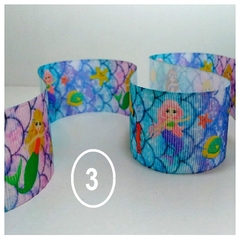 Compre desde 50 cms, sua Fita Estampada Caldas de Sereias e Sereias, Escolha sua(s) Favorita(s) - Corevariedades