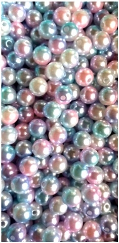 Imagem do Perolas 8 multicor com 50 unidades pulseiras