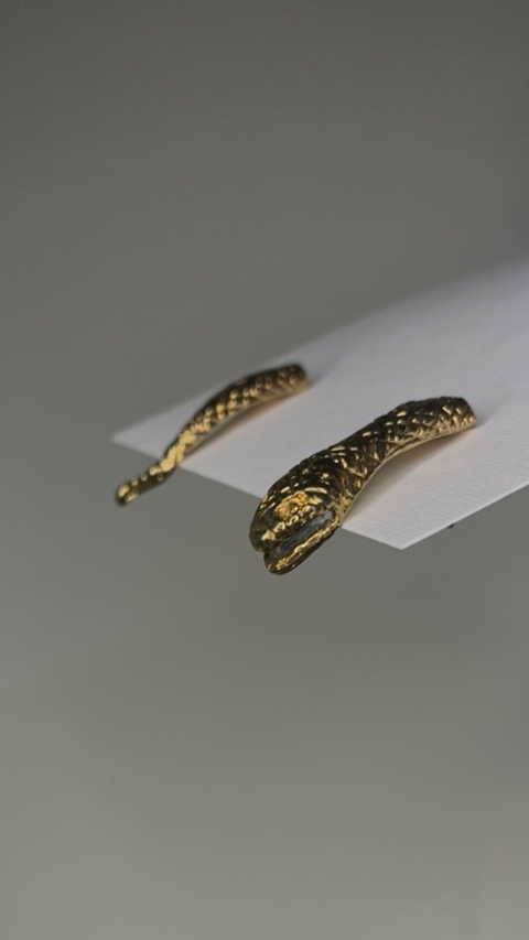 Aros mini snake oro