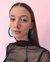 Plastic hoops blue L