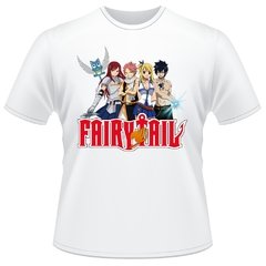 Camiseta Infantil Fairy Tail Natsu Lucy Elza Gray Camisa #02