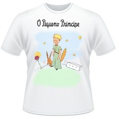 Camiseta O Pequeno Príncipe Raposa Frente Verso Camiseta #2