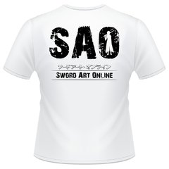 Camiseta Infantil Sword Art Online Kirito Asuna Anime #2 - comprar online