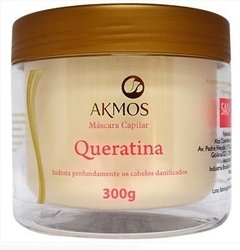 Akmos Máscara Capilar Queratina Hidratante Restauradora 300g