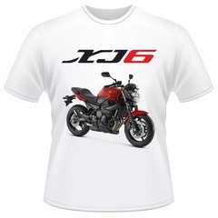Camiseta Cod1 Moto Yamaha Xj6 600 Vermelha Camisa