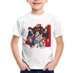 Camiseta Infantil Suzumiya Haruhi No Yuutsu Sos Brigade