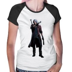 Baby Look Raglan Devil May Cry Dante