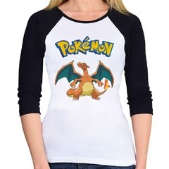 Baby Look Raglan Pokémon Charizard 3/4