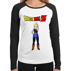Baby Look Raglan Dragon Ball Z Android Longa